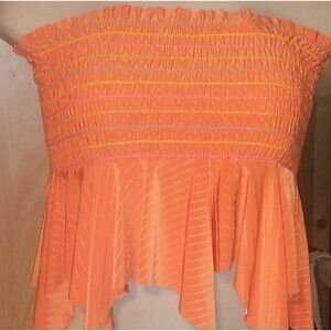 Orange tube top